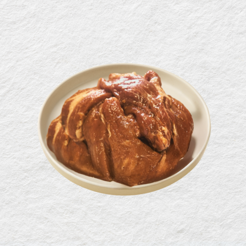 공구 l 백정 두근두근 양념 돼지목살 네근 (600g x 4팩)
