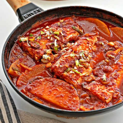 더 밥스 키친ㅣSpicy & Flavorful Braised Cutlassfish • 얼큰 갈치조림 (2-3인분)