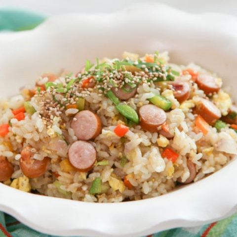 鲍勃的厨房 |香肠蔬菜炒饭(1人份)