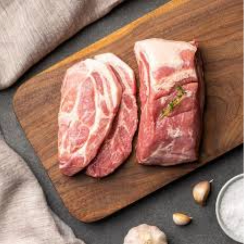 兰利肉 l 无抗生素猪颈肉 2LB
