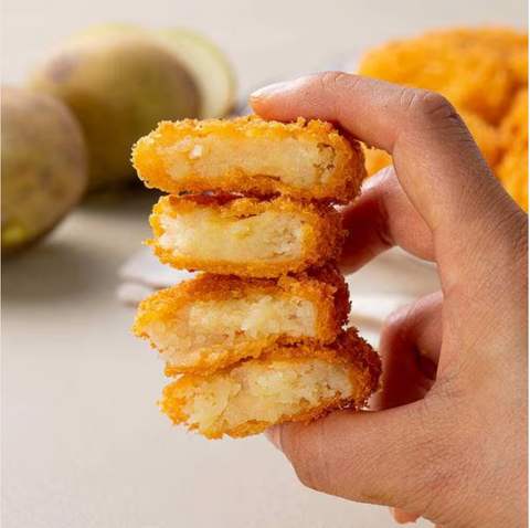 美味虾土豆炸丸子(6个)