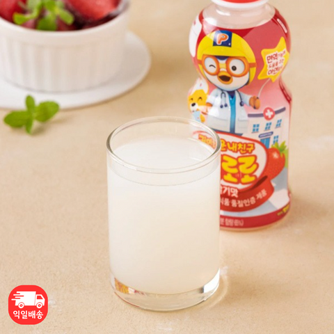Pororo l Strawberry Flavor • 뽀로로 딸기맛 235ml x 3pk