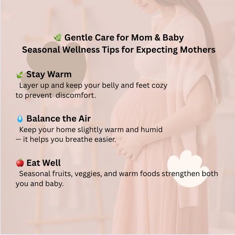 How to take care of your health during the changing seasons for pregnant women