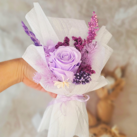 AK BOTANIC l 迷你永生花花束 - 紫色