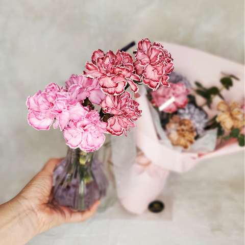 Mother's Day l Fresh Carnations Flower Gift • 생화 카네이션 꽃다발 선물세트