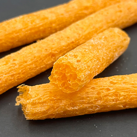 주전부리 l Pumpkin-Flavored Korean Chewy • 호박맛 쫀디기 70g X 2 pk