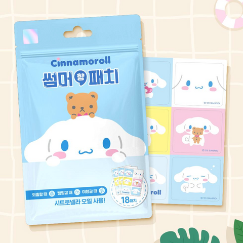 生活用品 l Summer Patch Cinnamoroll Sanrio 夏日香氛贴 驱蚊贴 18片