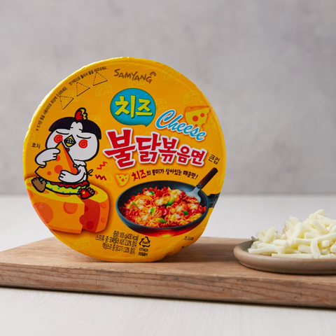 ๐ฐ๐ท ์ผ์ l ์น์ฆ ๋ถ๋ญ ๋ณถ์๋ฉด ํฐ์ปต 105g x 2๊ฐ