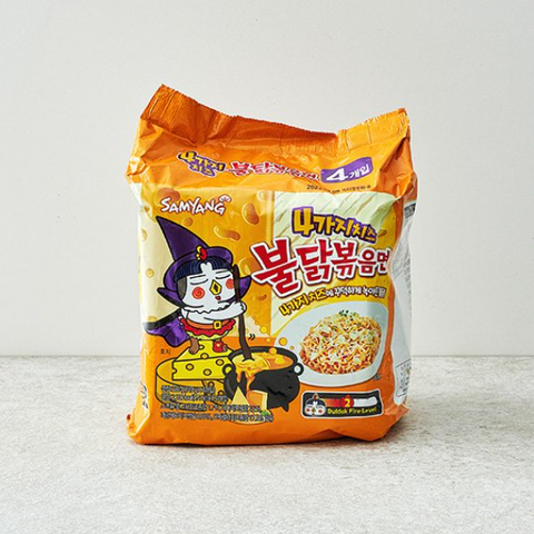 🇰🇷 Samyang l 4 Cheese Buldak Bokkeum Myeon Multi 4 Pack