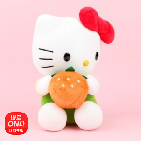 Hello Kitty l 헬로키티 오렌지 키링 인형 15cm