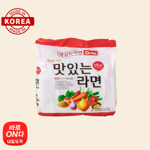 🇰🇷 삼양 l 맛있는라면 5개입