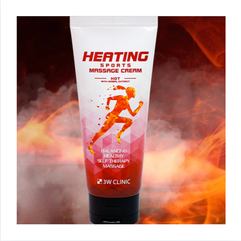 3W Clinic l Hot Sports Massage Cream 120ml
