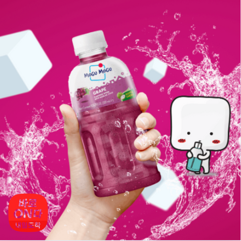 MOGU l 모구모구 포도 320ml x 6개입