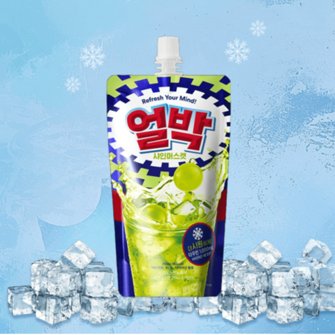 얼박 l 시원한 박카스 얼박 샤인머스켓 210ml x 2팩 - 타우린 1,000mg, 비타민B군 함유, 얼려 마시는 피로회복 음료