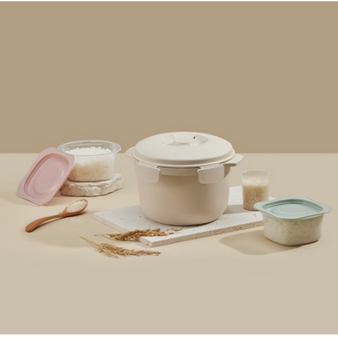 로이첸 l 아이컷 저당 저압력 밥솥 - 렌지12분, 저탄수 밥솥, 야채찜