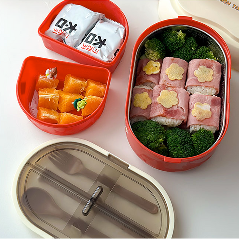 Lunch Box l 크림 2단 도시락통