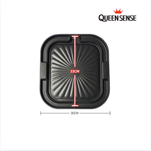 Queen Sense l Grilling Pan Square for Drinking Alone - Now you can properly grill food alone!