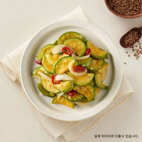 명절엔 l 소금향기 나물4종 (무, 호박, 가지, 시금치) - 집밥이 생각나는 나물 반찬 세트