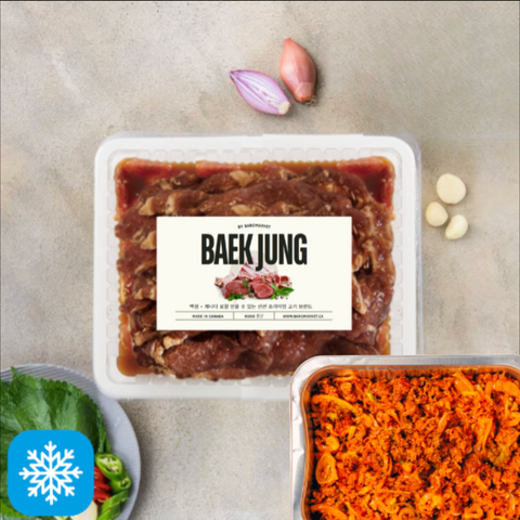 Tool l 2 packs each of spicy seasoned pork ribs and seasoned pork rib bones