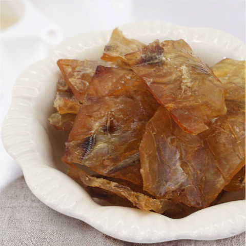 Jujeonburi l 48g of well-cooked Jwipo on an iron plate