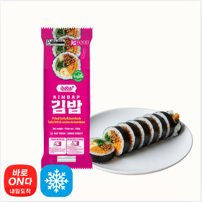 BABA l Yubu Burdock Frozen Kimbap 230g