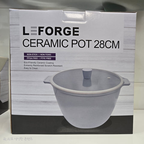 Leforge l Crystal Pot • 크리스탈 세라믹 냄비 28cm