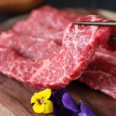 Baro Meat l Premium Angus AAA Short Ribs • 프리미엄 앵거스 AAA 갈비살 1LB