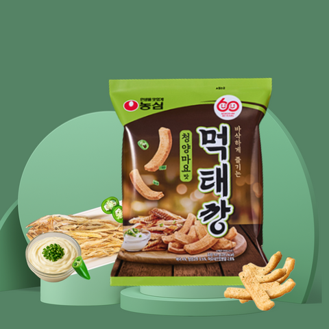 먹태깡 | 청량 마요맛 60g – 매콤하고 고소, 맥주 안주 간식 추천