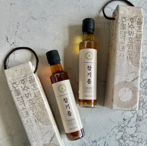 Charm Oil l 100% Pure Cold - Pressed Sesame Oil • 저온 참기름 250ml
