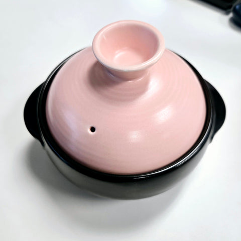 Household l Oven Safe Color ceramic Pot • 파스텔 세라믹 뚝배기 Pink Small