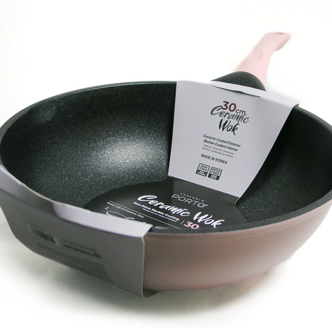 Porto l Ceramic Wok • 세라믹 웍 30cm (5.4 LITER)