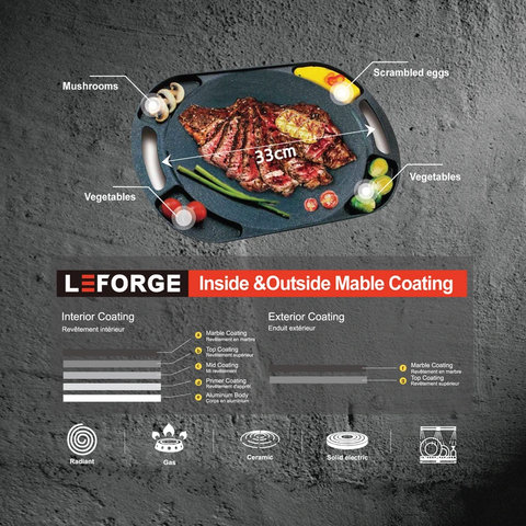 Leforge l Rec. Griddle Pan • 사각 그릴 팬
