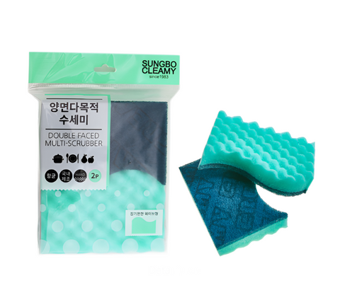 生活用品 l 盛宝双面多用途洗碗海绵 2P