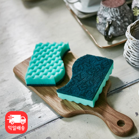 生活用品 l 盛宝双面多用途洗碗海绵 2P