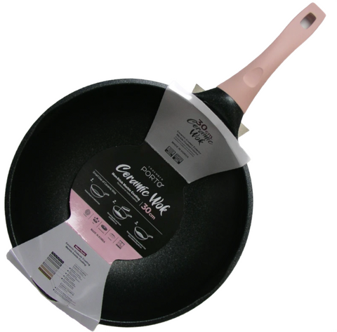 Porto l Ceramic Wok • 세라믹 웍 30cm (5.4 LITER)