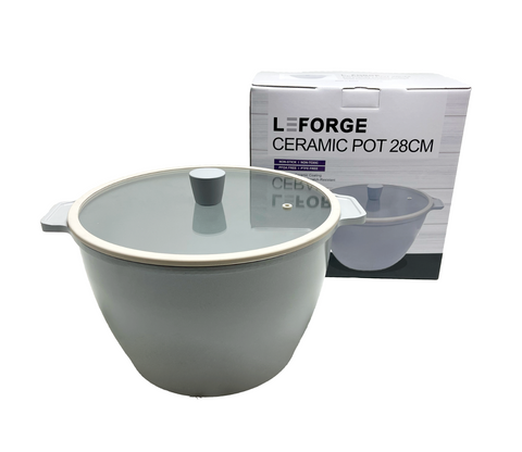 Leforge l Crystal Pot • 크리스탈 세라믹 냄비 28cm