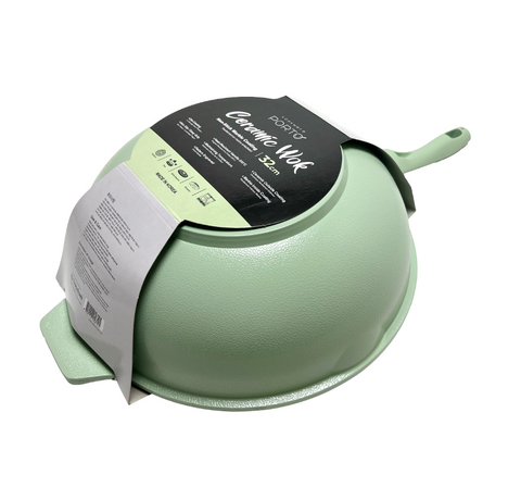 Porto l Ceramic Wok 32cm (6.9 LITER)