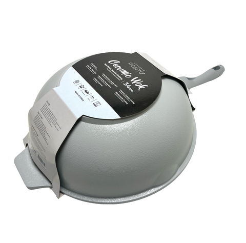 Porto l Ceramic Wok • 세라믹 웍 34cm