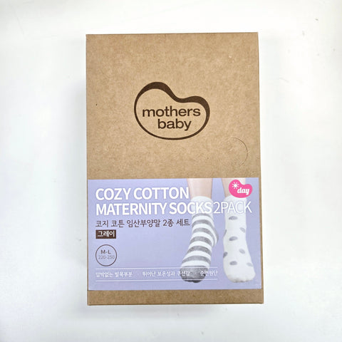 Mothersbaby l 舒适棉质孕妇袜两件套