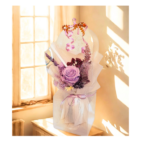 AK BOTANIC l 迷你永生花花束 - 紫色