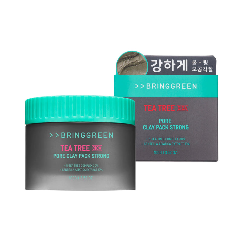 Bring Green l Tea Tree Cica Pore Clay Pack Strong 100g