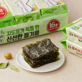 Sung Gyung l Pure Roasted Seaweed 4g x 16 packs