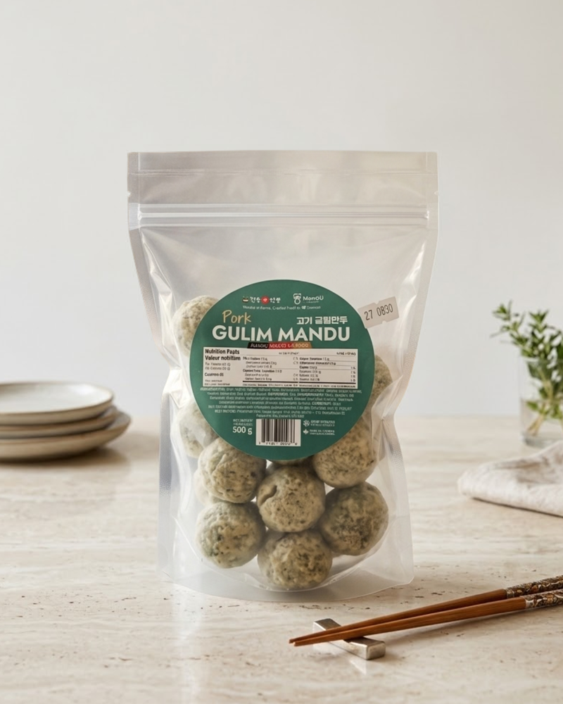 Jangsu Rolled Dumplings I Meat Dumplings 500g || Free Tteok-galbi with purchase of two packs (First 30 customers)