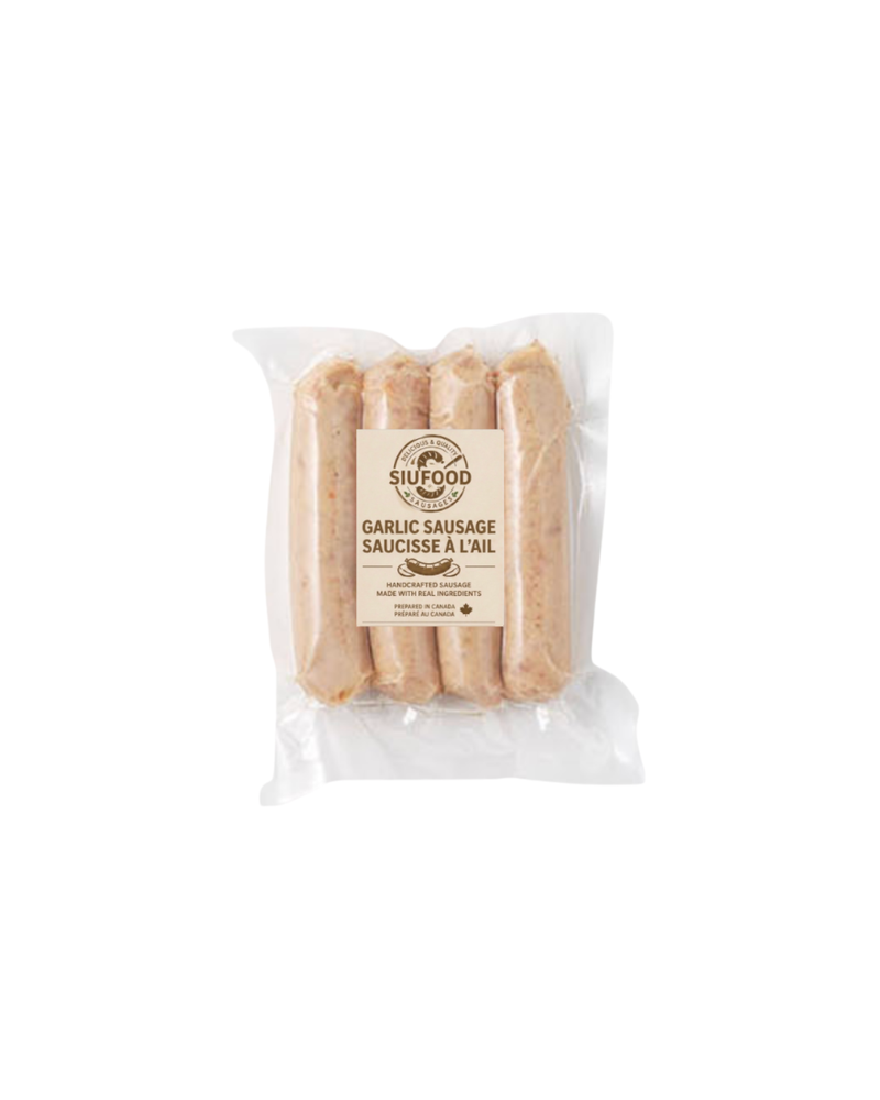 SIU FOOD l Handmade Garlic Sausage 220g - Preservative-free, Additive-free