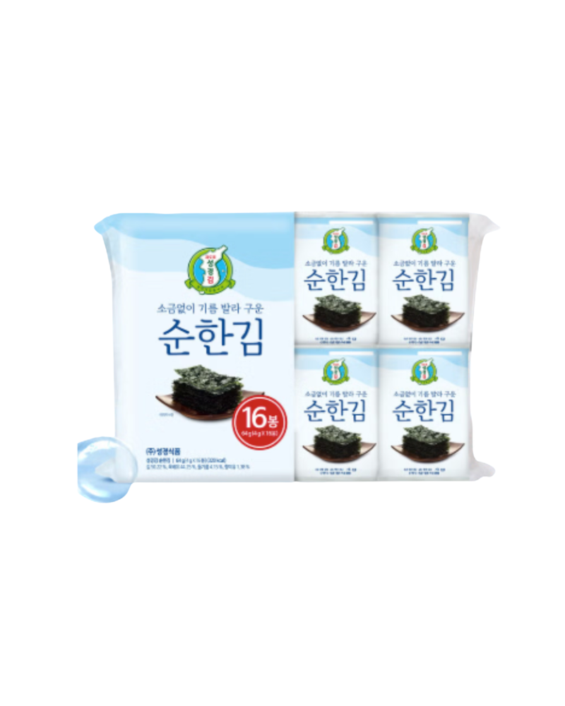 Sung Gyung l Pure Roasted Seaweed 4g x 16 packs
