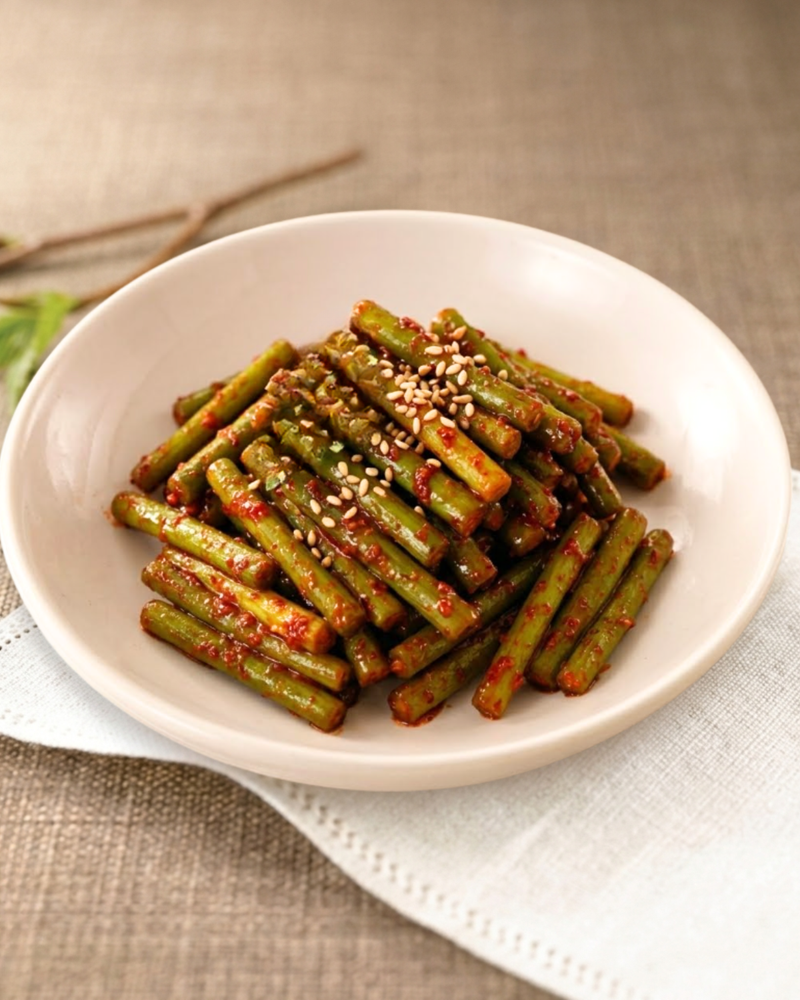 Byeolmidaam l Spicy Garlic Scape Kimchi 250g