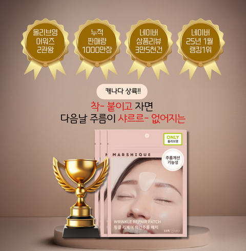 MARSHIQUE l 마르시끄 링클 리페어 미간 주름 패치 33개입