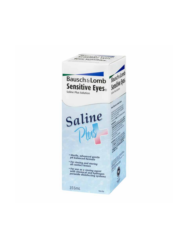 Bausch + Lomb I Sensitive Eyes Saline Plus 355 mL || 01  Dec 2026