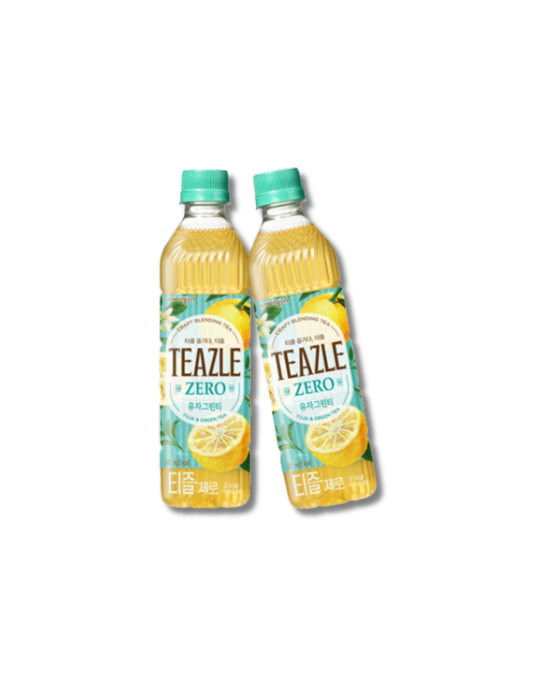 웅진 l 티즐 제로 유자그린티 500ml x 2병