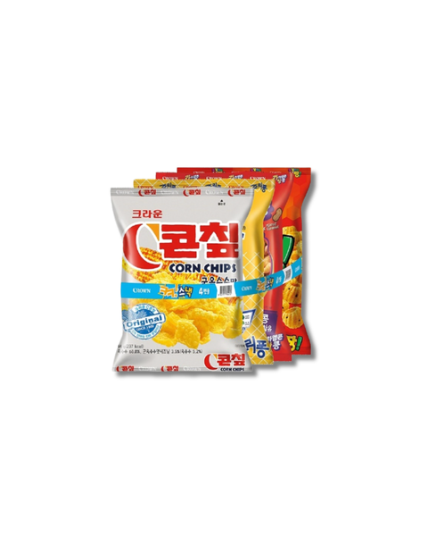 크라운 l 크크스낵 4종